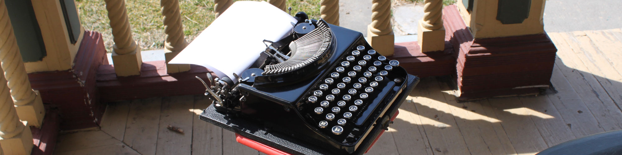 Outdoor Vintage Typewriter - Staten Island, NY